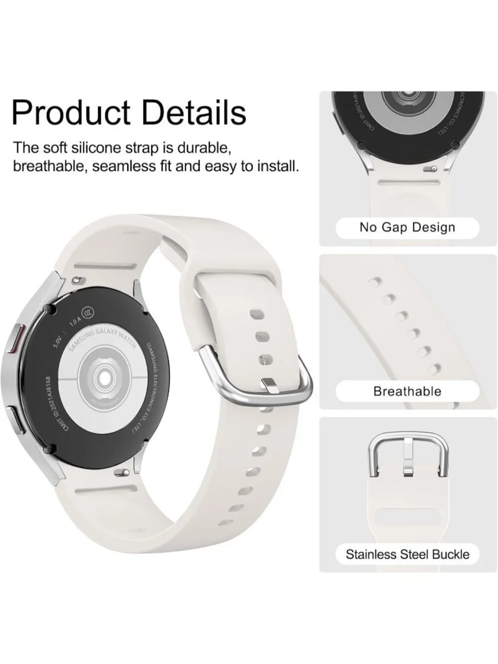Unisex Starlight Analog Silicone Replacement Strap Samsung Galaxy Classic Watch